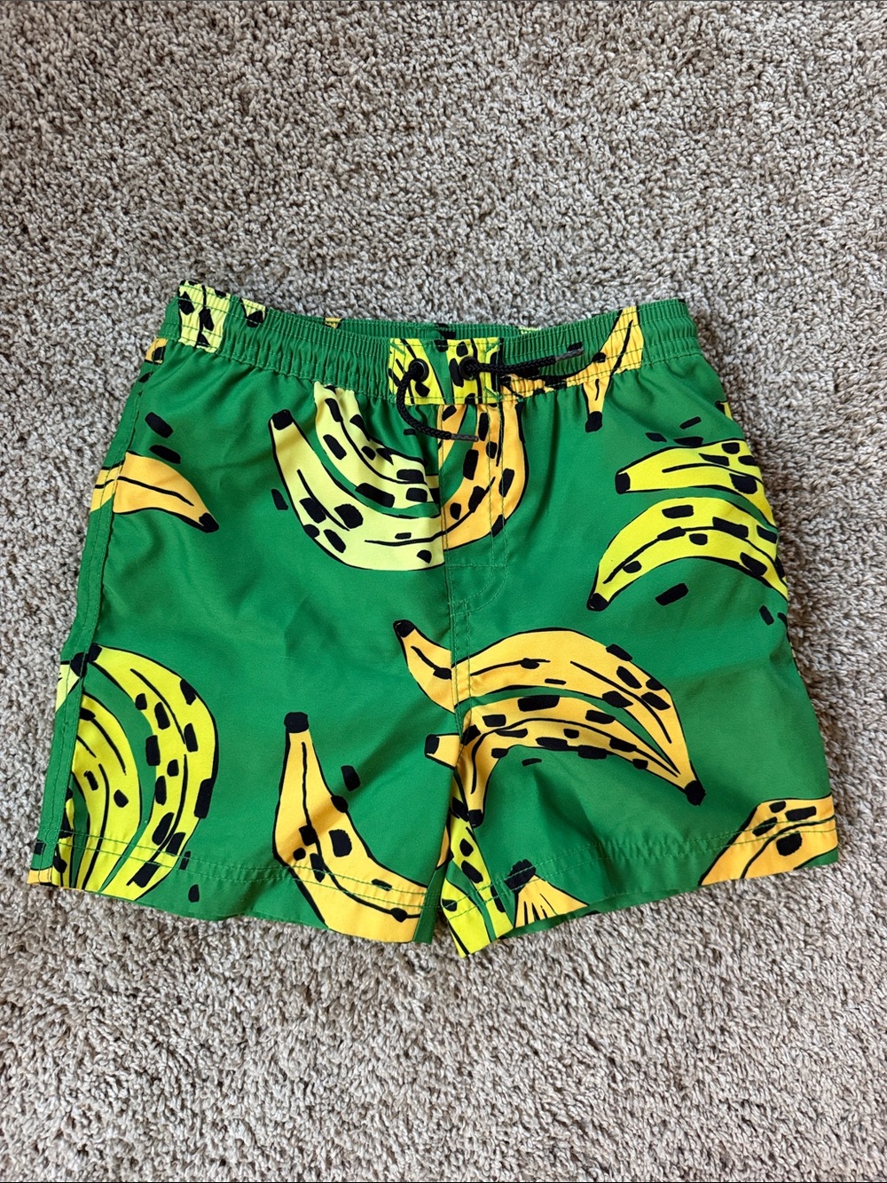 Tea Collection Green and Yellow Banana Swim Trunks